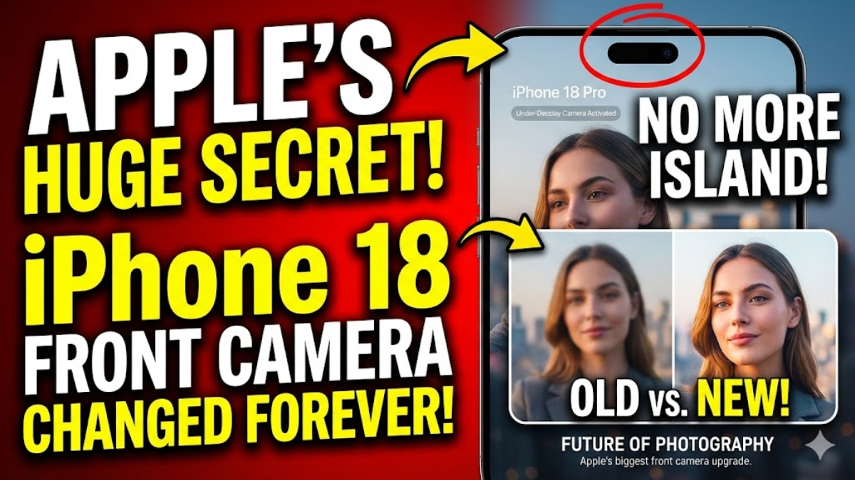 iPhone 18 Leak बड़ा खुलासा Apple का नया Selfie Camera Feature जो बदल देगा Smartphone Photography