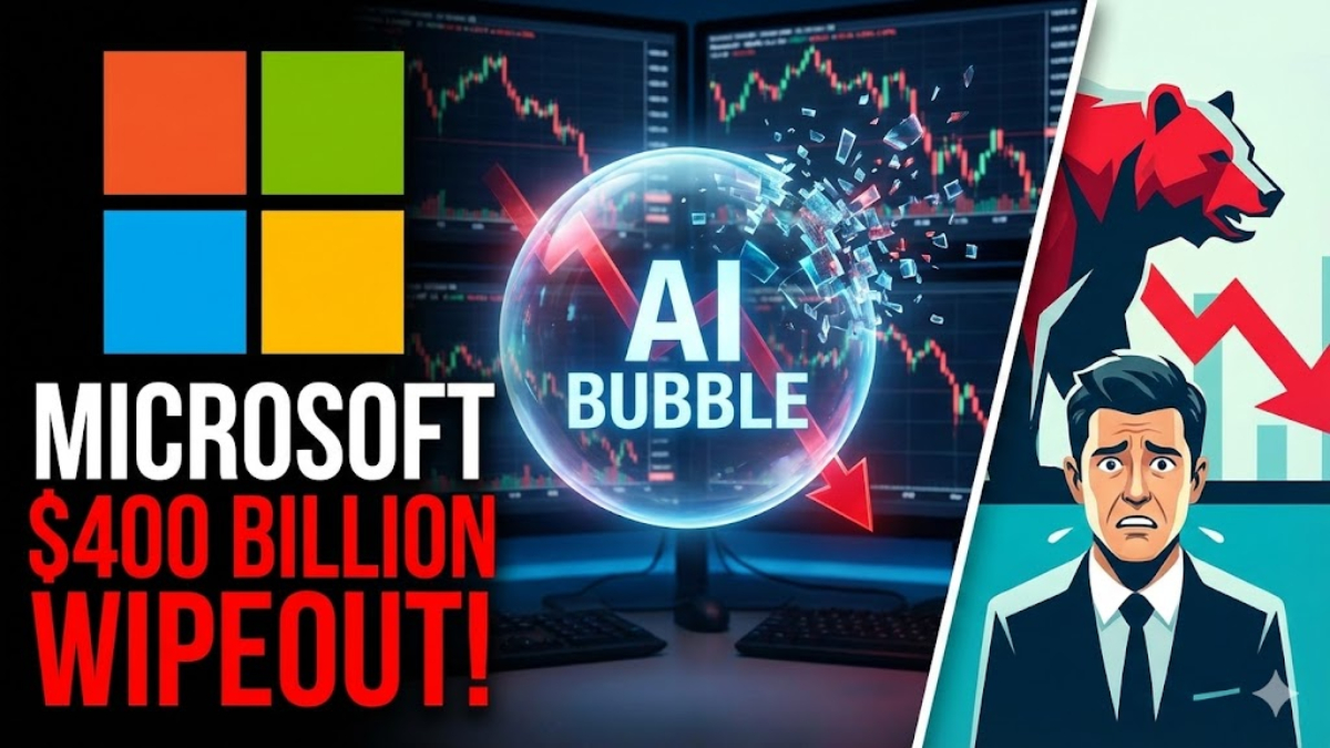 Is the Bubble Bursting? Microsoft से $400 Billion की बड़ी गिरावट ने निवेशकों को क्या संकेत दिए
