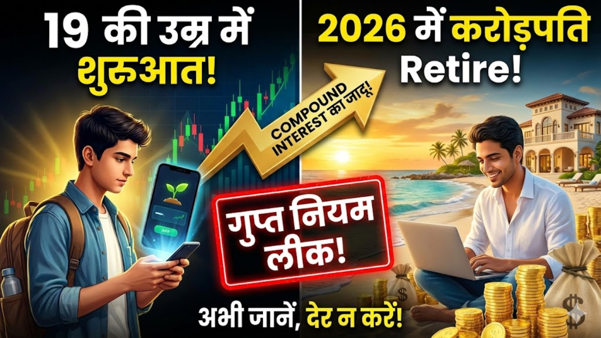 The "Secret" Retirement Rule: 19 साल के युवा 2026 में कैसे बना रहे करोड़ों का पोर्टफोलियो